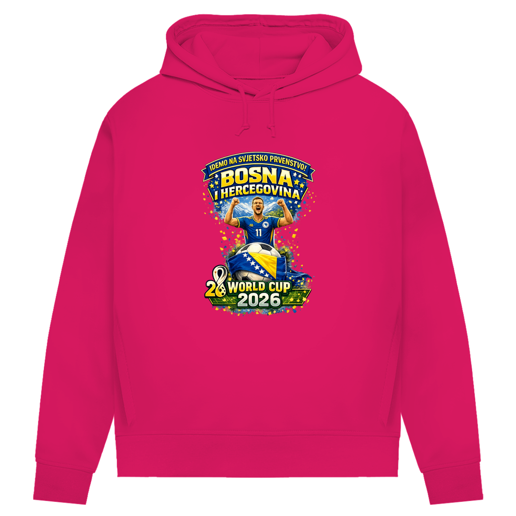 Women's Premium Organic Hoodie – Bosnia | Design 01 | Front Print