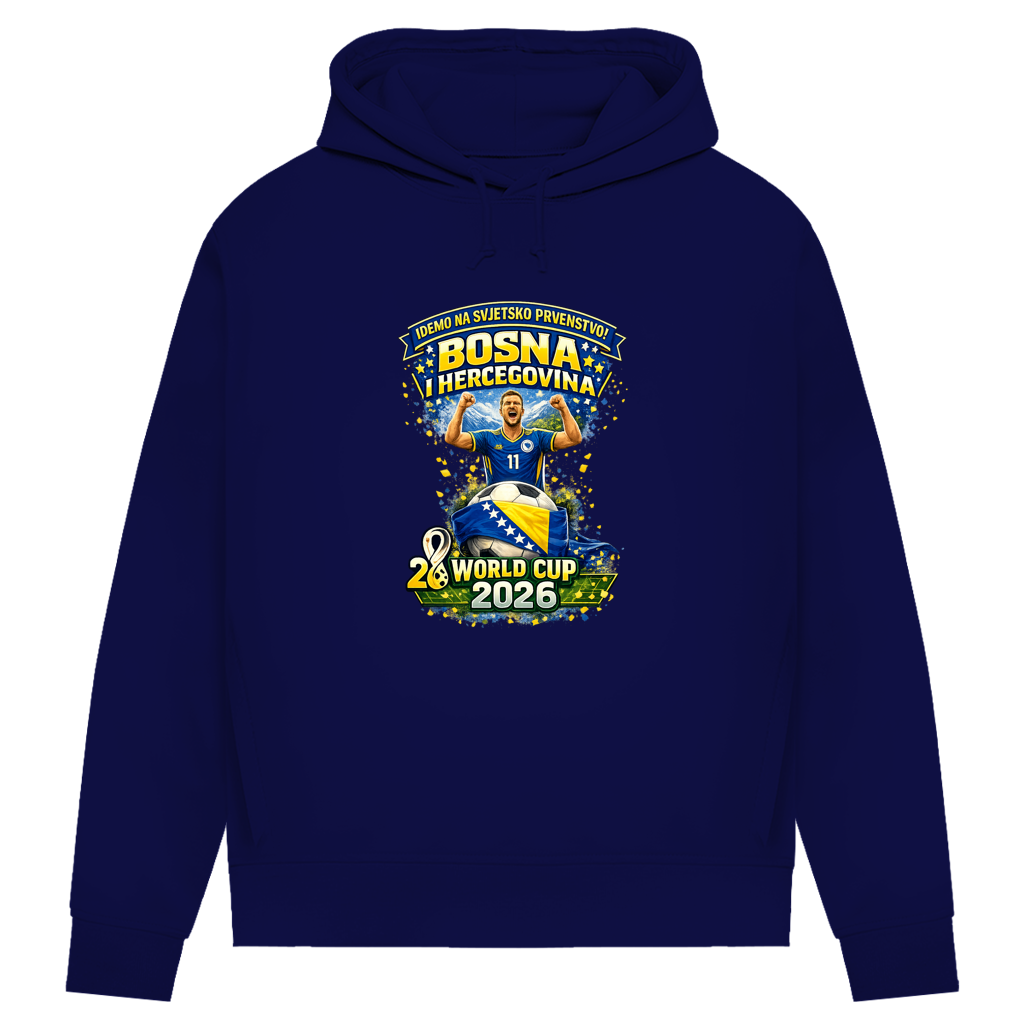 Women's Premium Organic Hoodie – Bosnia | Design 01 | Front Print