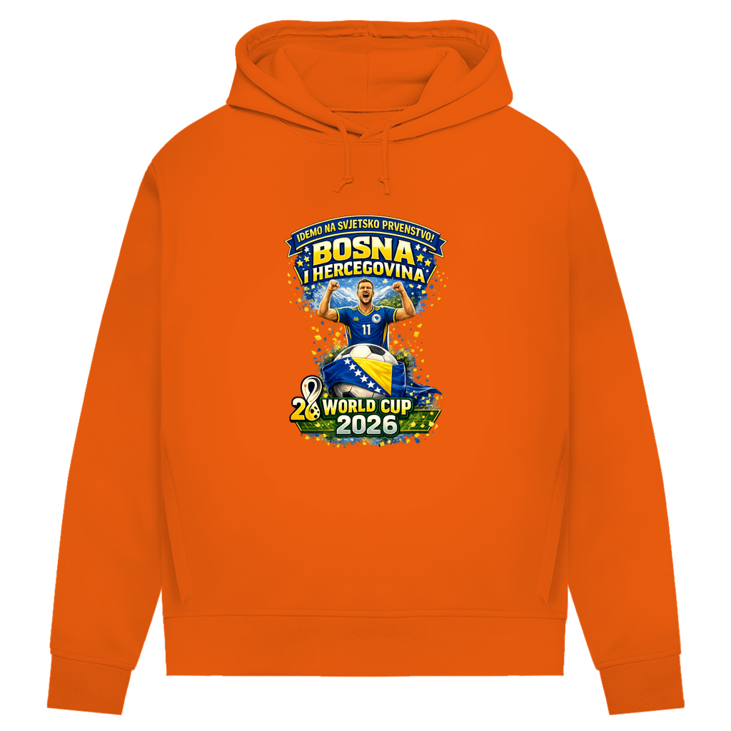 Women's Premium Organic Hoodie – Bosnia | Design 01 | Front Print