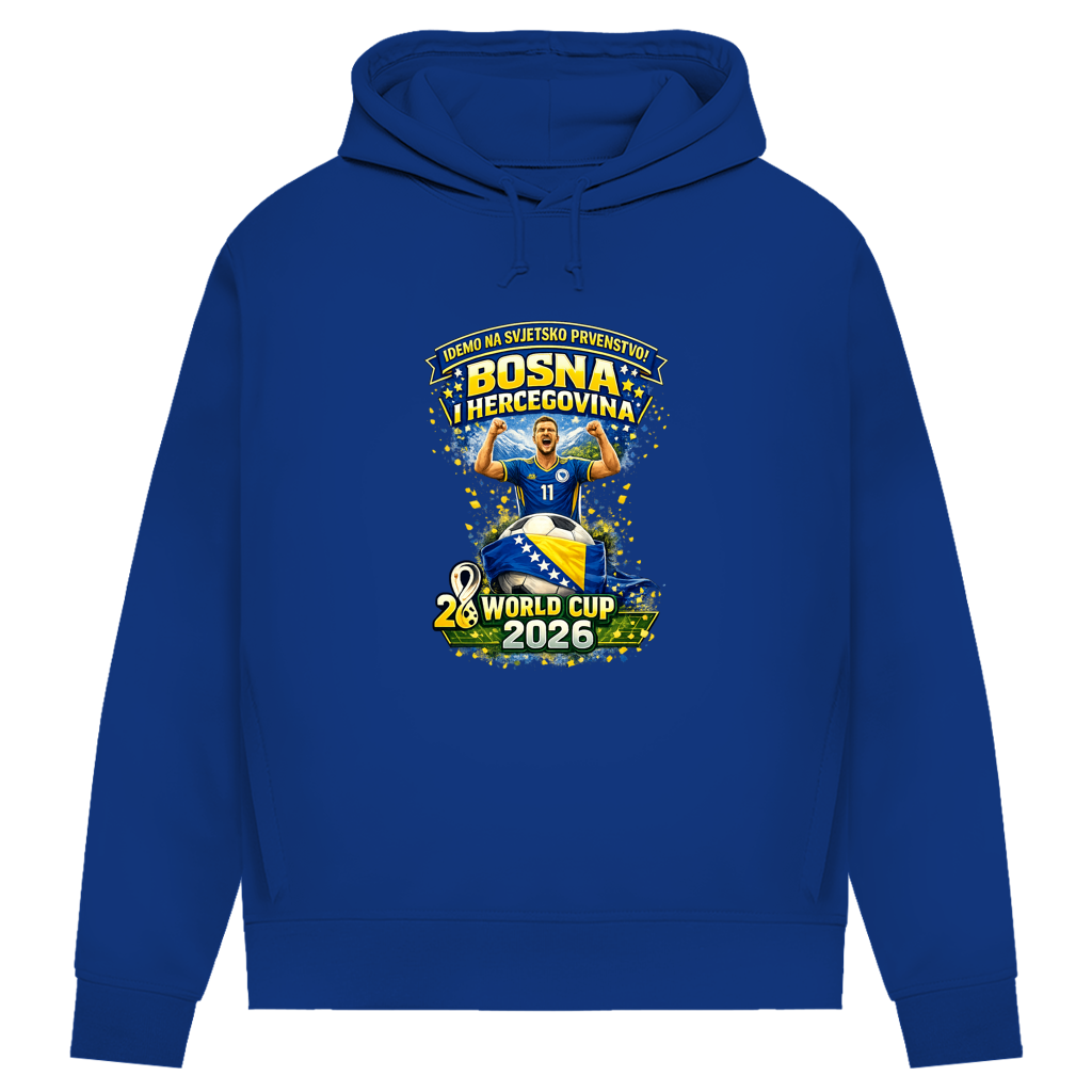 Women's Premium Organic Hoodie – Bosnia | Design 01 | Front Print