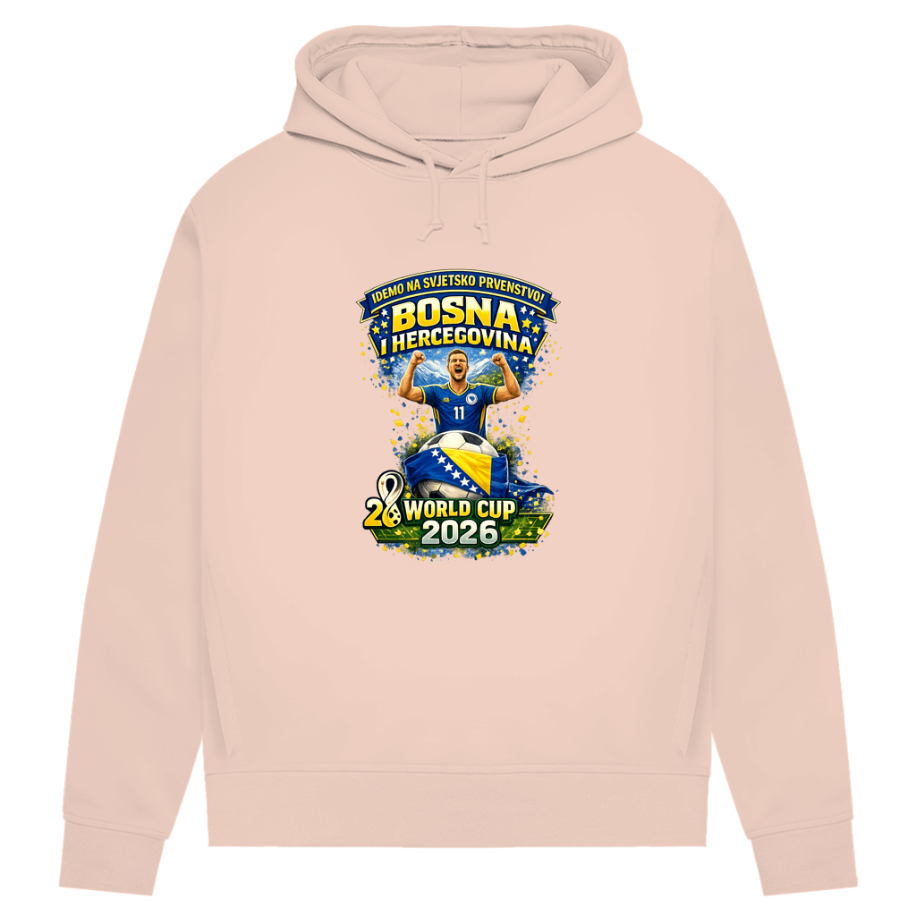 Women's Premium Organic Hoodie – Bosnia | Design 01 | Front Print