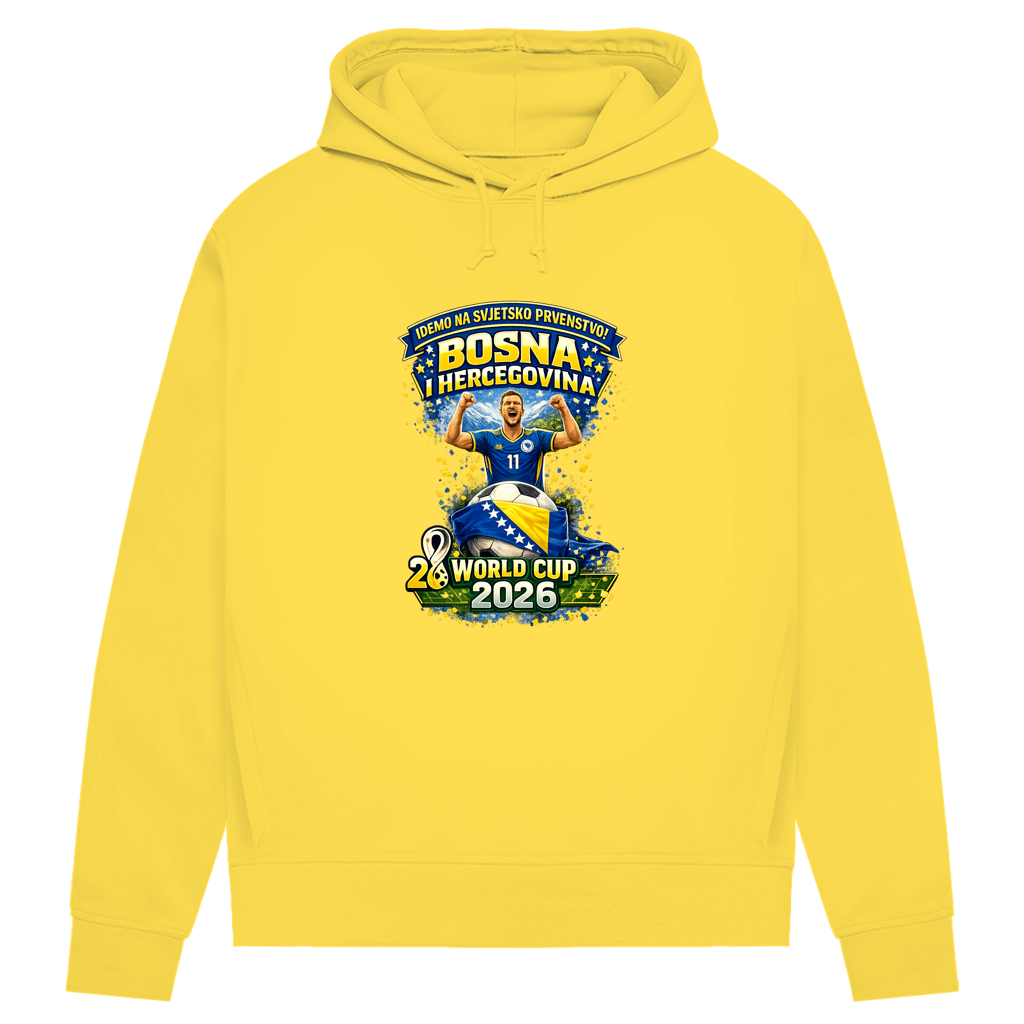 Women's Premium Organic Hoodie – Bosnia | Design 01 | Front Print