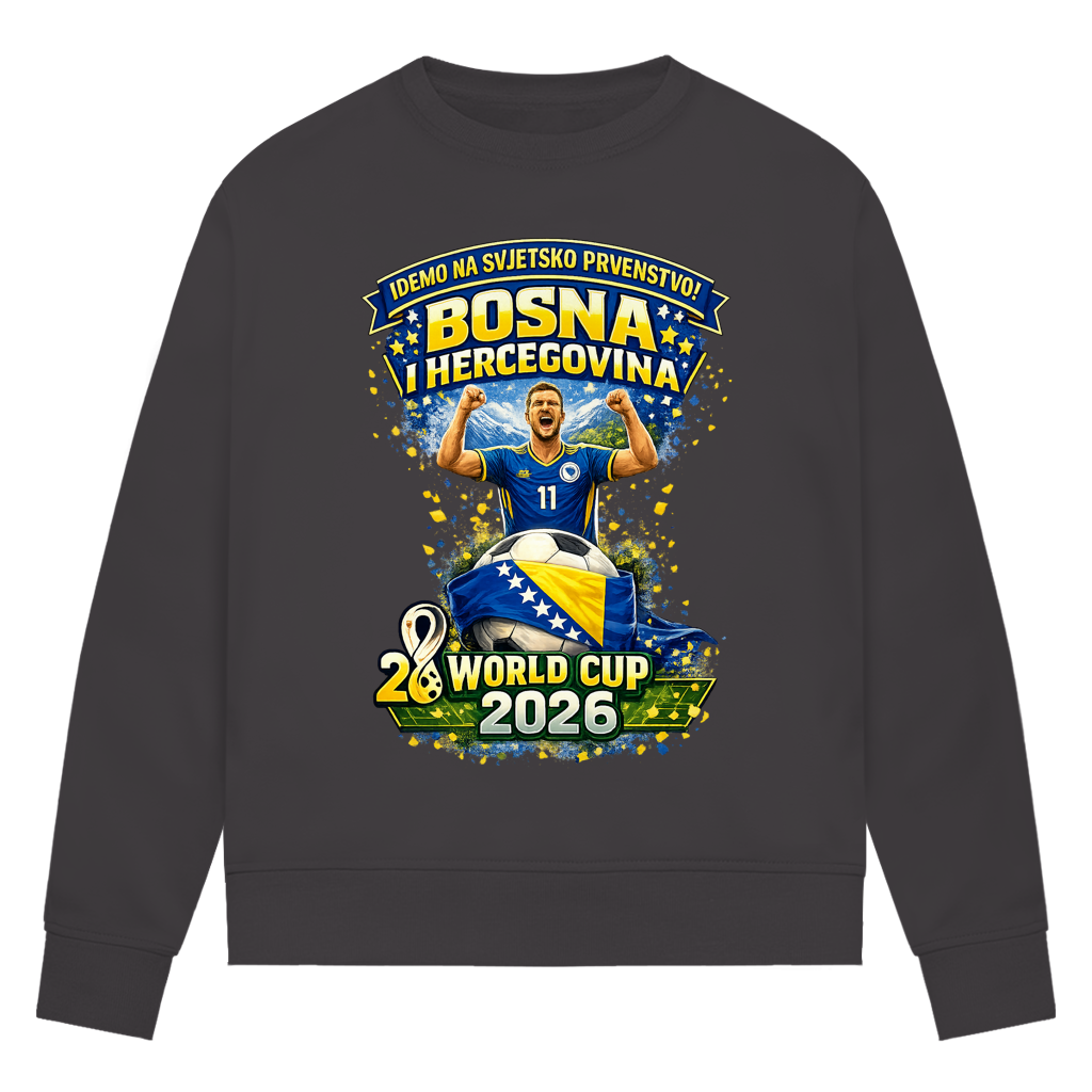 Women's Premium Organic Sweatshirt - Bosnia | Design 01 | Front Print