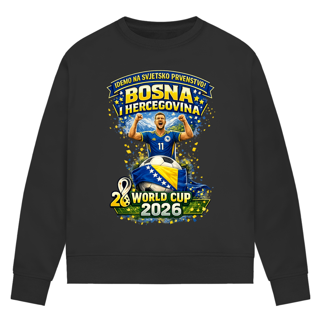 Women's Premium Organic Sweatshirt - Bosnia | Design 01 | Front Print