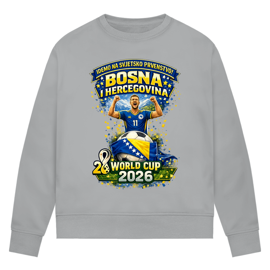 Women's Premium Organic Sweatshirt - Bosnia | Design 01 | Front Print