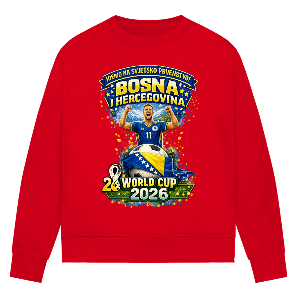 Women's Premium Organic Sweatshirt - Bosnia | Design 01 | Front Print