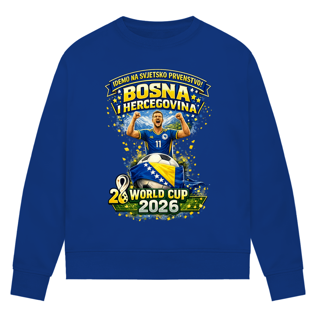Women's Premium Organic Sweatshirt - Bosnia | Design 01 | Front Print