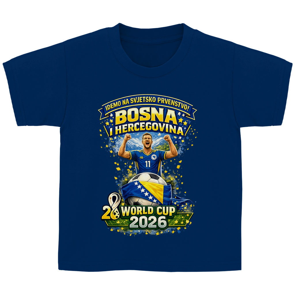 Kinder Basic T-Shirt – Bosnien | Design 01 | Frontprint