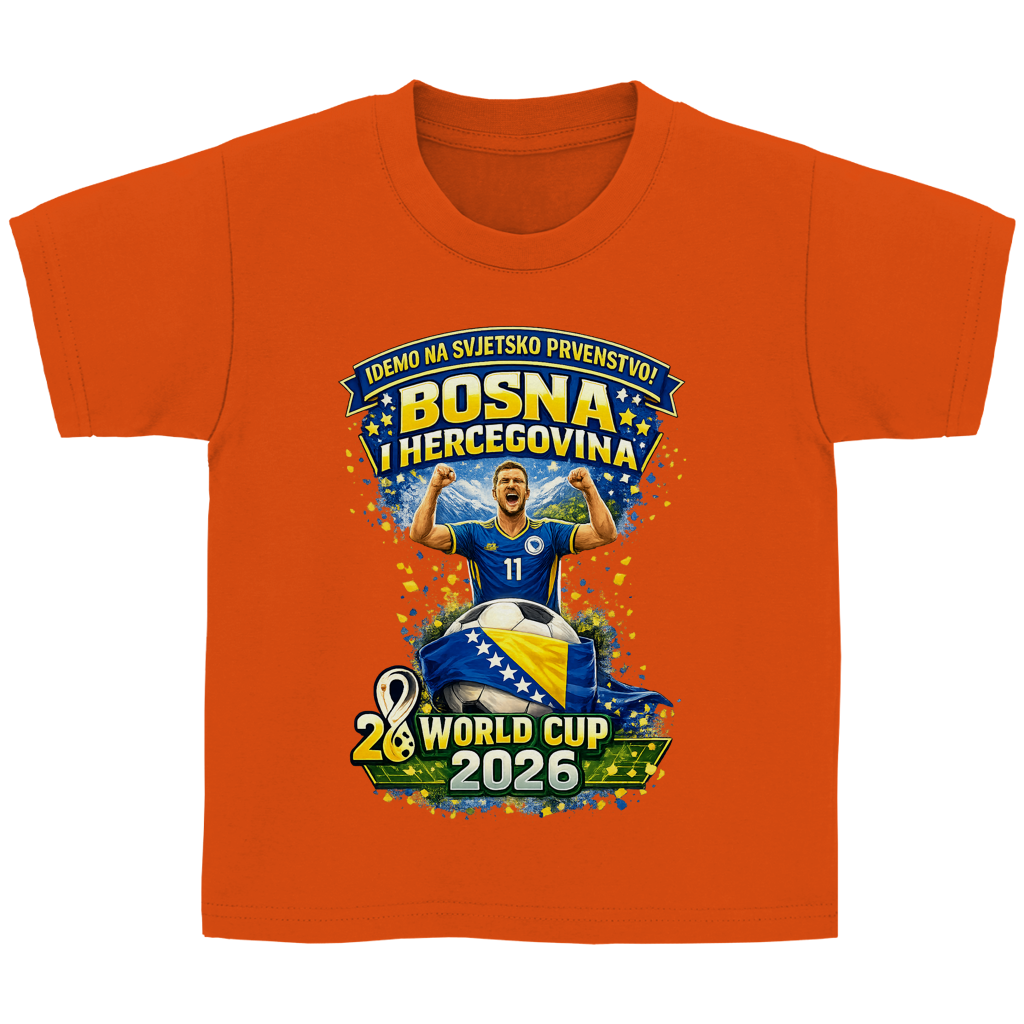 Kinder Basic T-Shirt – Bosnien | Design 01 | Frontprint