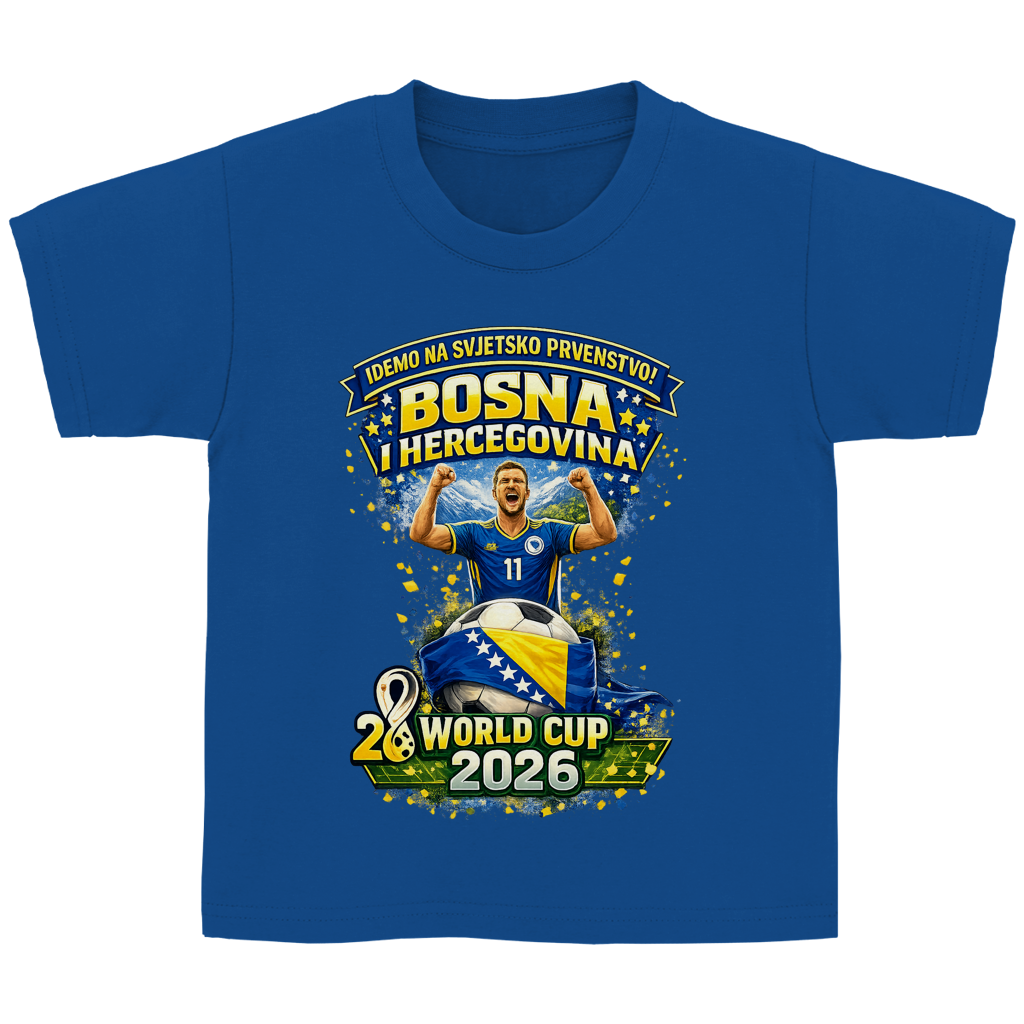 Kinder Basic T-Shirt – Bosnien | Design 01 | Frontprint