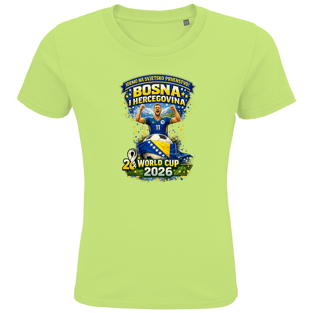 Kids Premium Bio T-Shirt – Bosnien | Design 01 | Frontprint