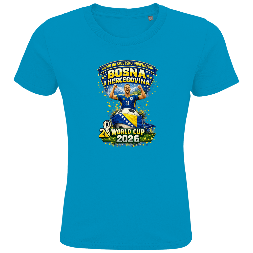 Kids Premium Bio T-Shirt – Bosnien | Design 01 | Frontprint