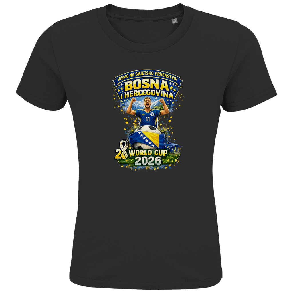 Kids Premium Bio T-Shirt – Bosnien | Design 01 | Frontprint