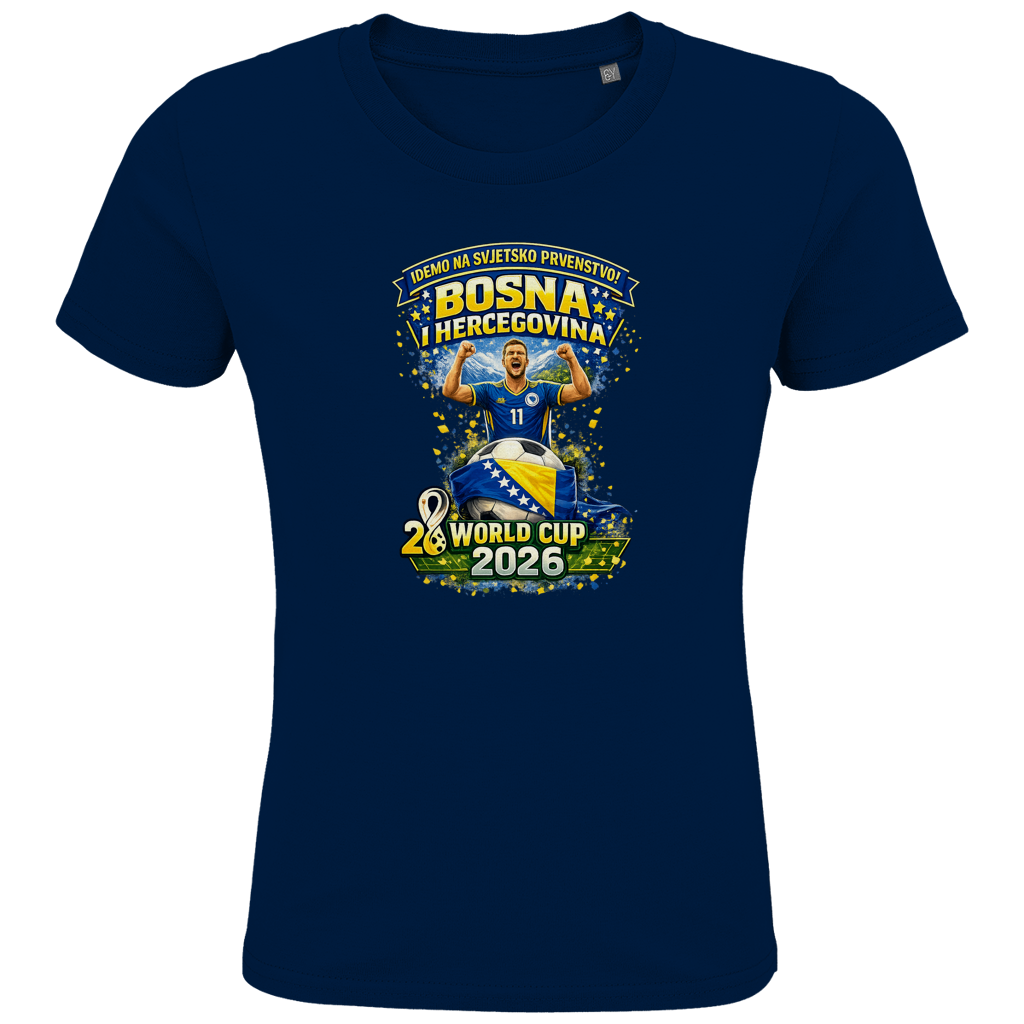 Kids Premium Bio T-Shirt – Bosnien | Design 01 | Frontprint