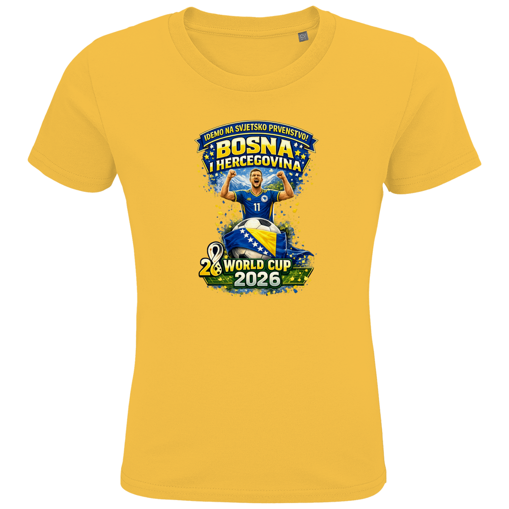 Kids Premium Bio T-Shirt – Bosnien | Design 01 | Frontprint