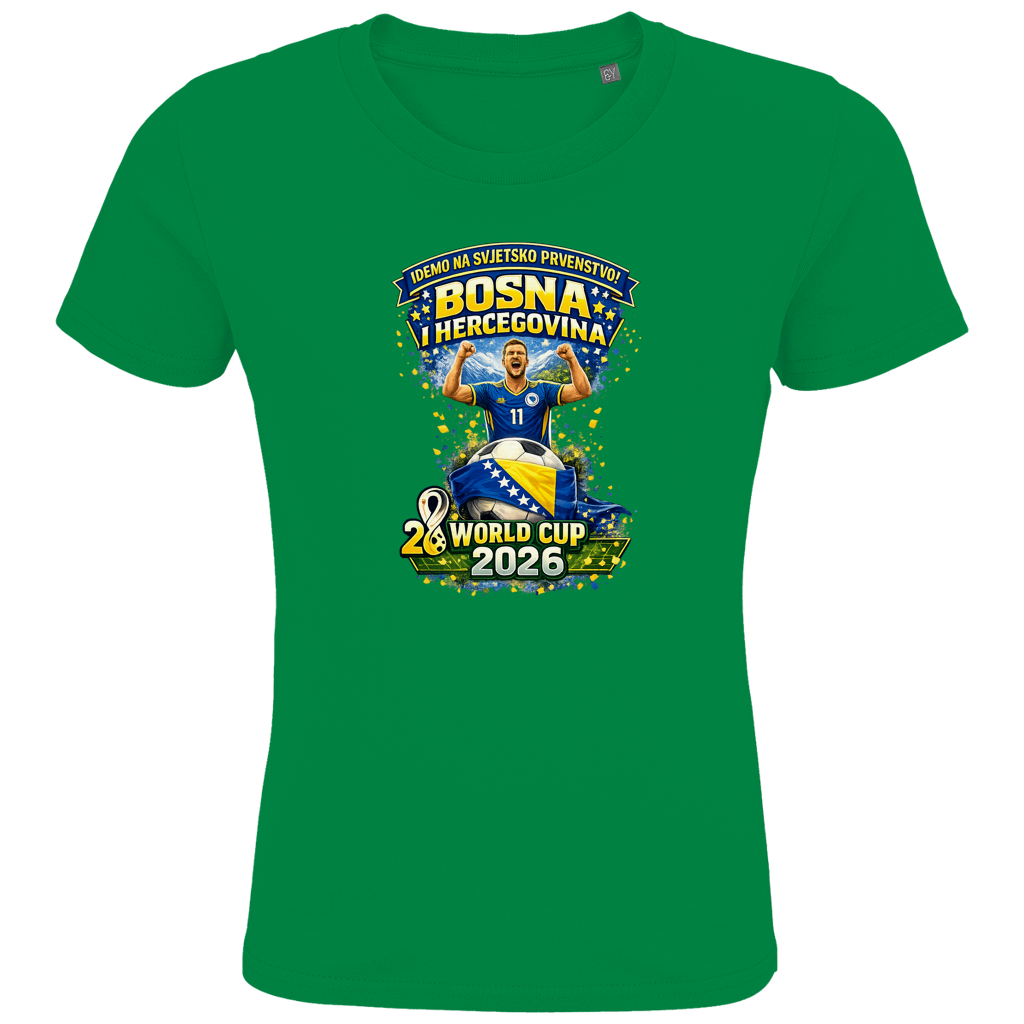 Kids Premium Bio T-Shirt – Bosnien | Design 01 | Frontprint