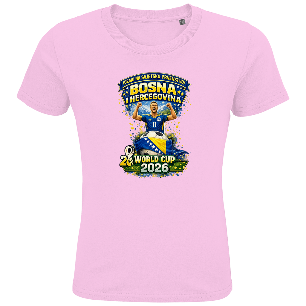 Kids Premium Bio T-Shirt – Bosnien | Design 01 | Frontprint