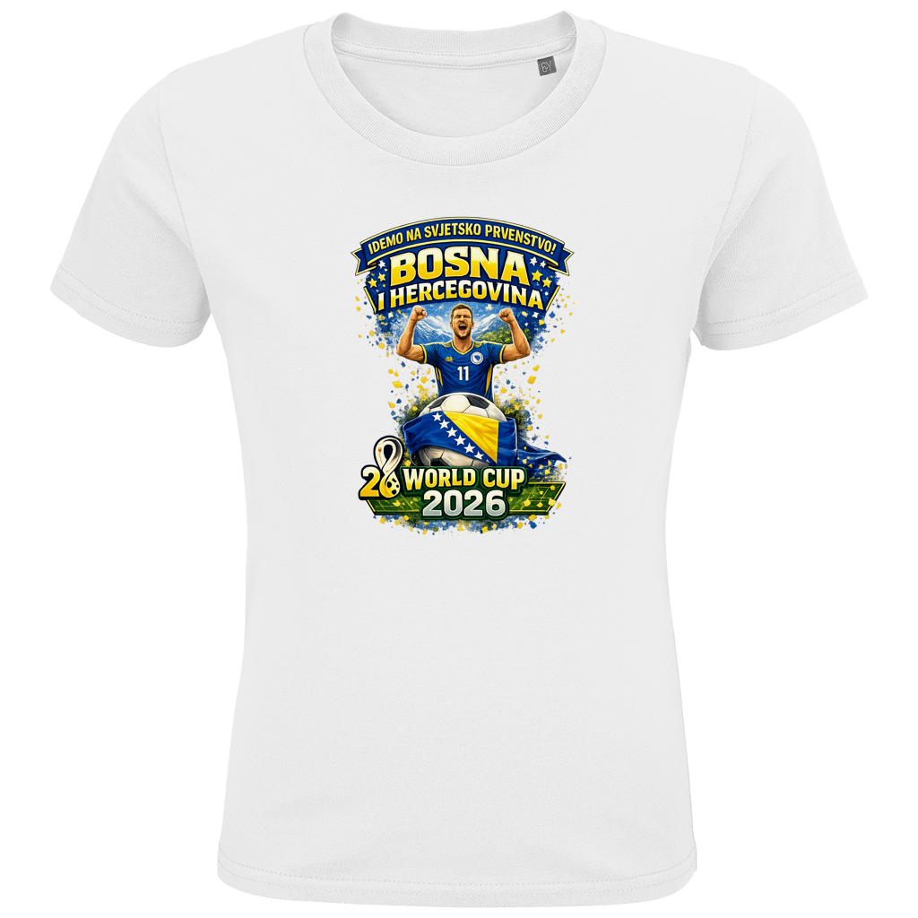 Kids Premium Bio T-Shirt – Bosnien | Design 01 | Frontprint
