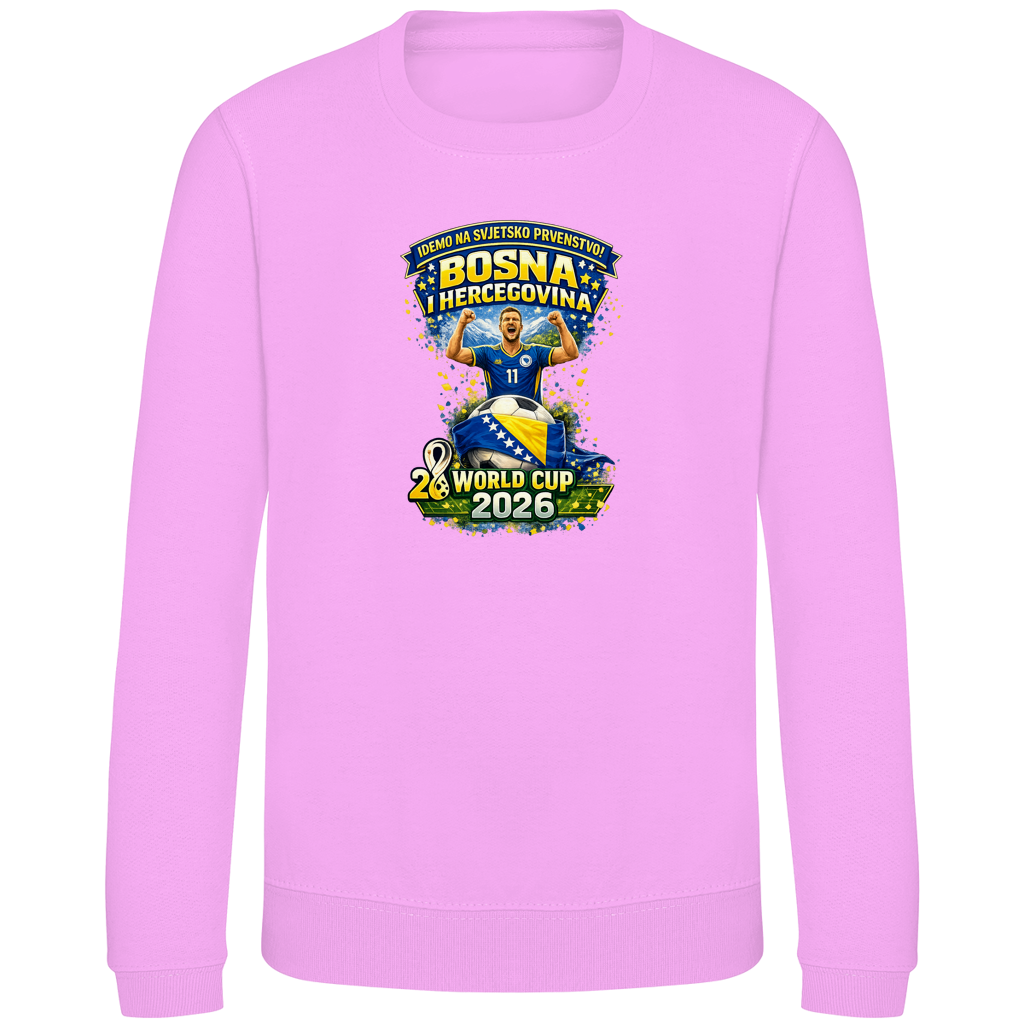 Kinder Sweatshirt – Bosnien | Design 01  | Frontprint