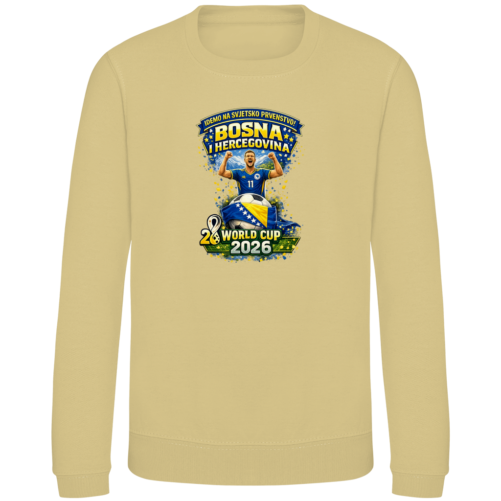 Kinder Sweatshirt – Bosnien | Design 01  | Frontprint