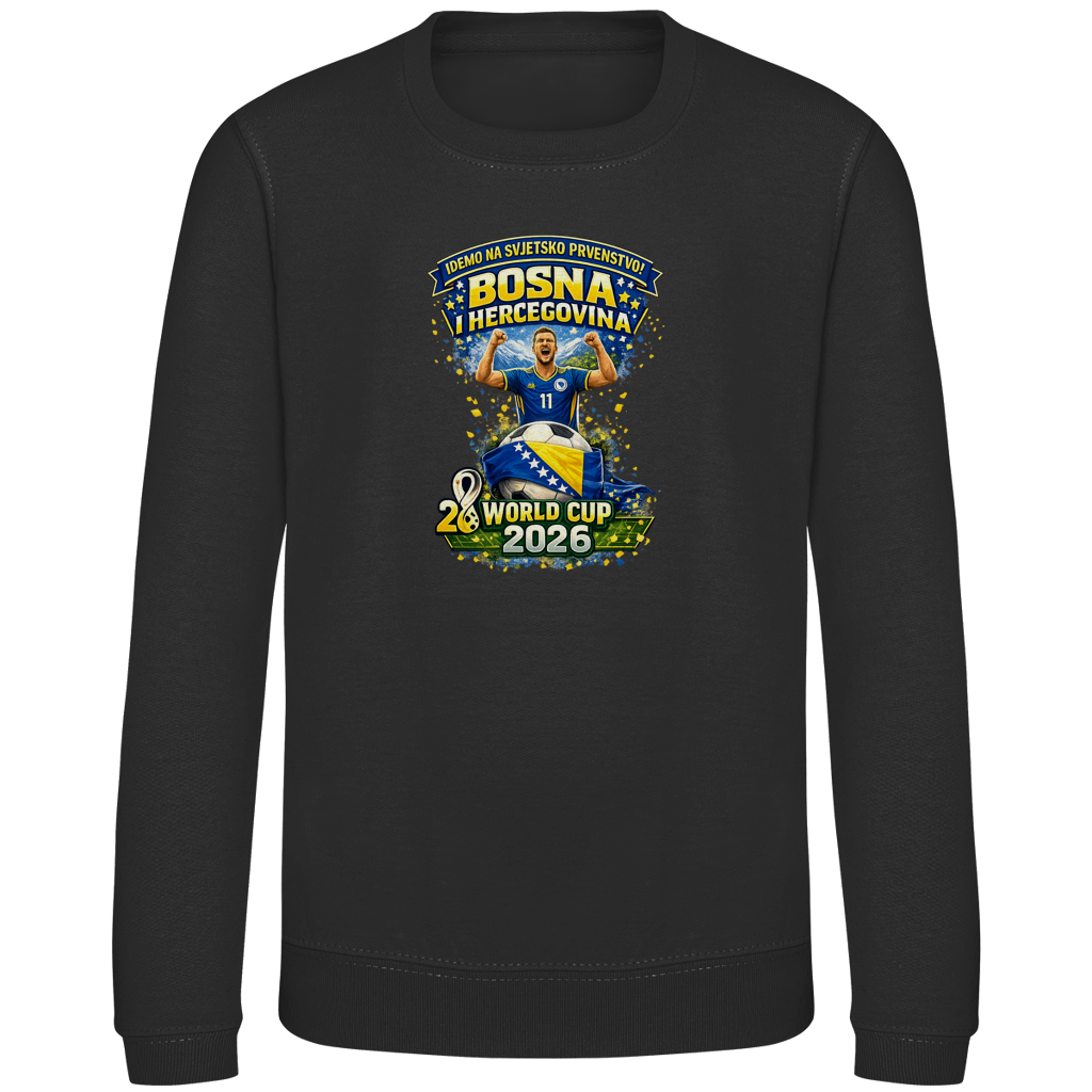 Kinder Sweatshirt – Bosnien | Design 01  | Frontprint