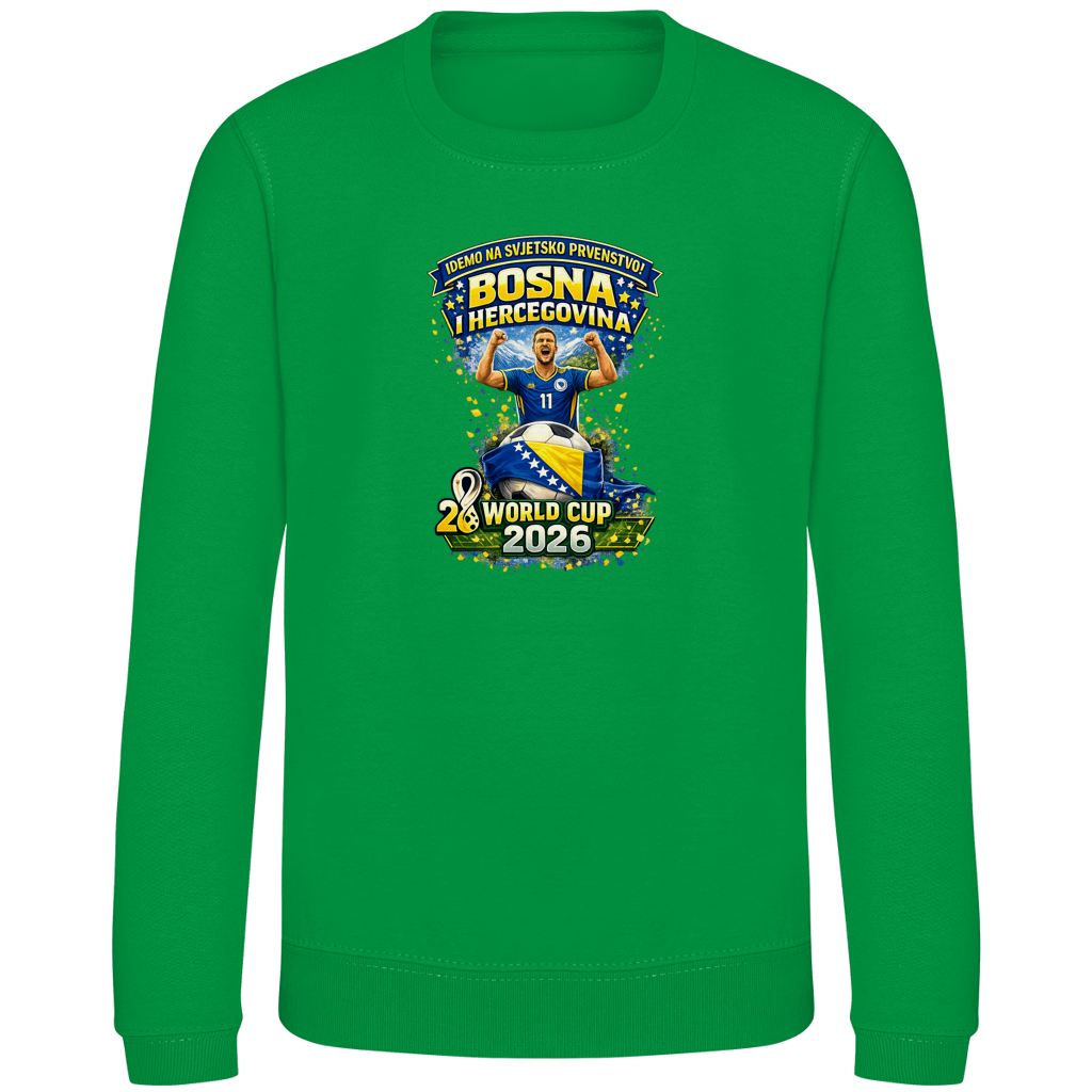 Kids Sweatshirt – Bosnia | Design 01 | Front Print