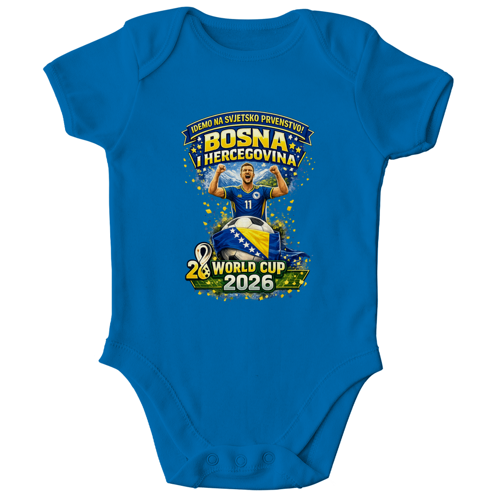 Kids Organic Bodysuit – We're going to the World Cup | Frontprint