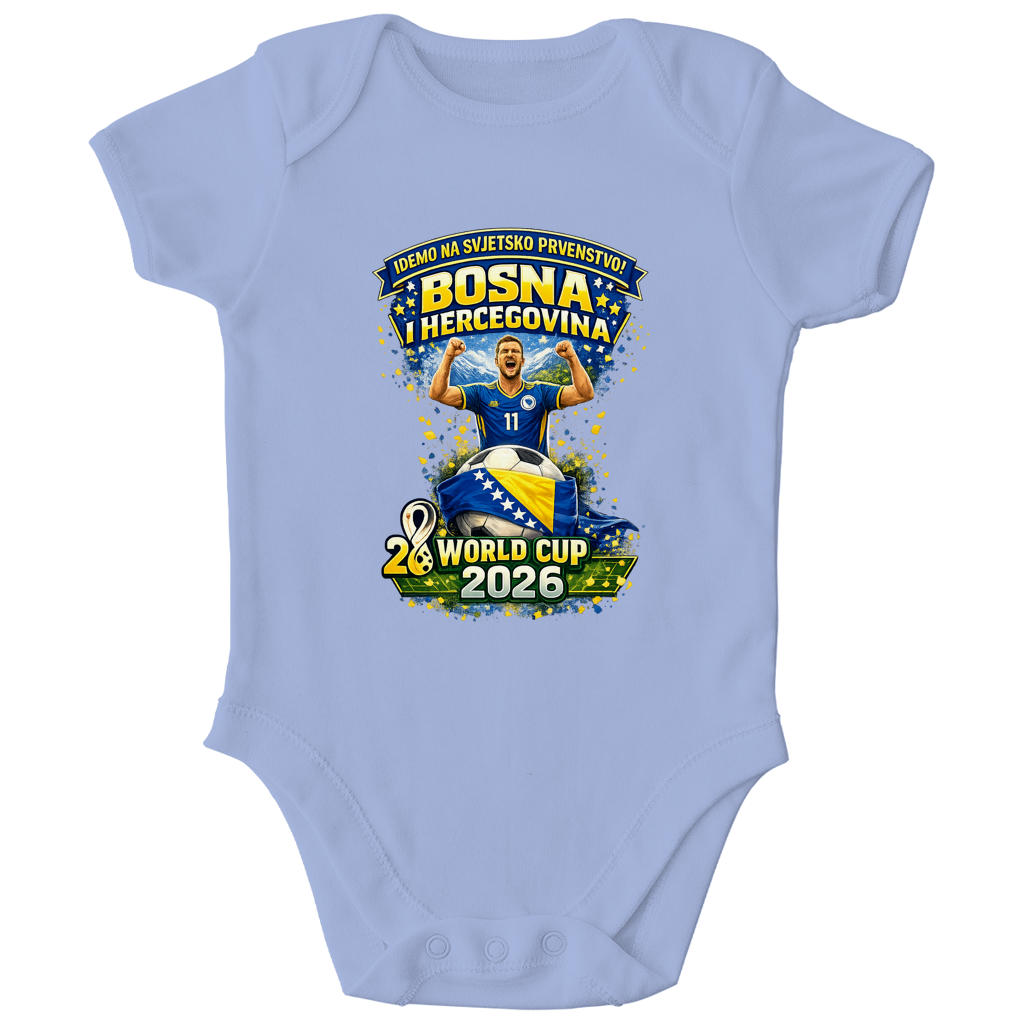 Kids Organic Bodysuit – We're going to the World Cup | Frontprint