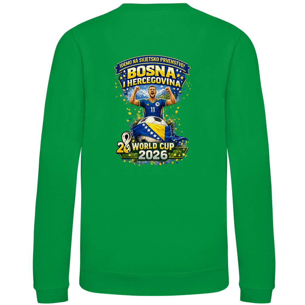 Kinder Sweatshirt – Bosnien | Design 01 | Rückenprint