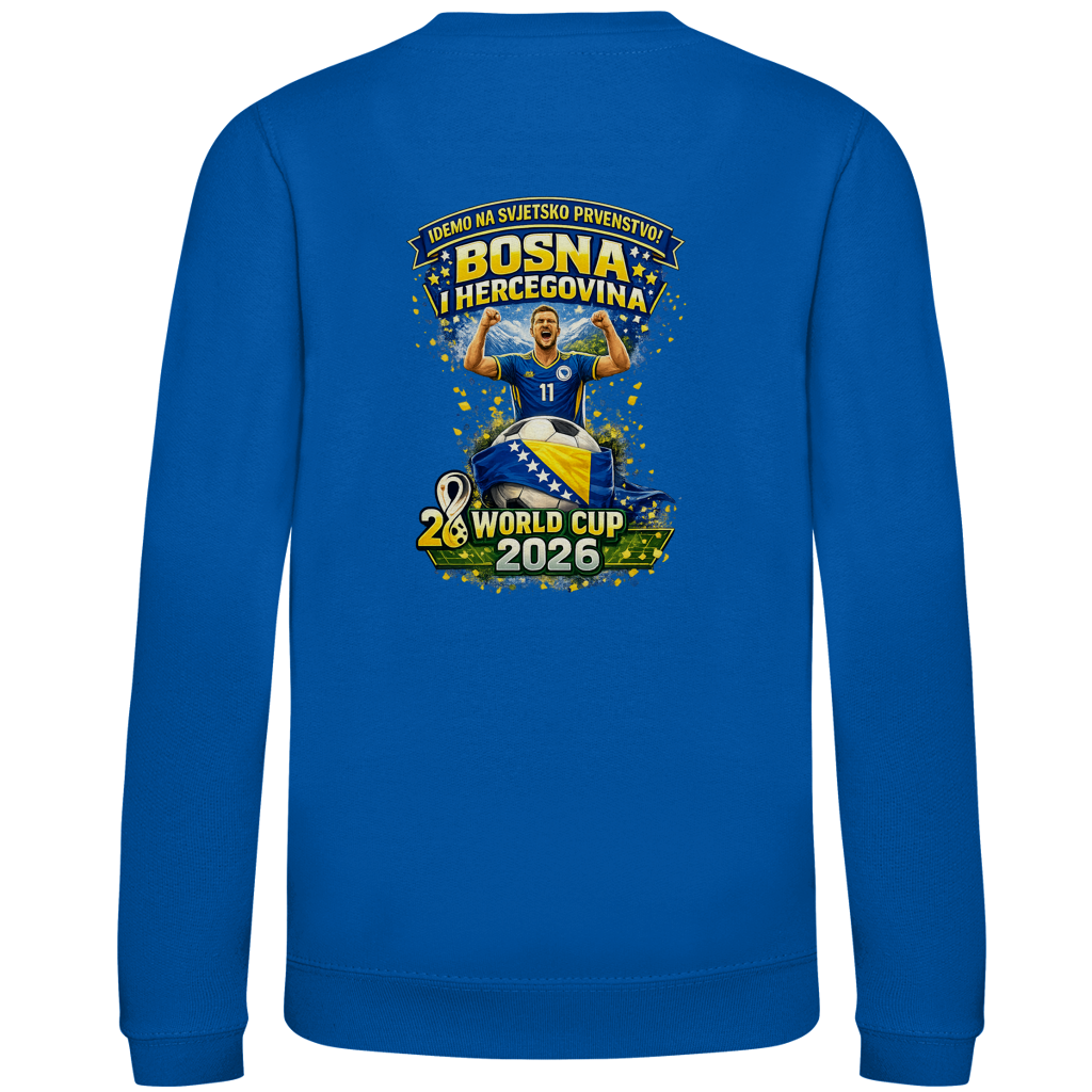 Kids Sweatshirt – Bosnia | Design 01 | Back Print