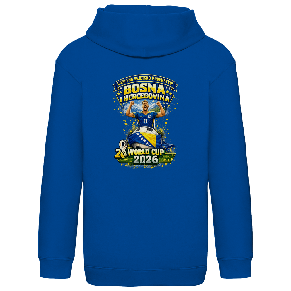 Kids Basic Hoodie – Bosnia | Design 01 | Back Print