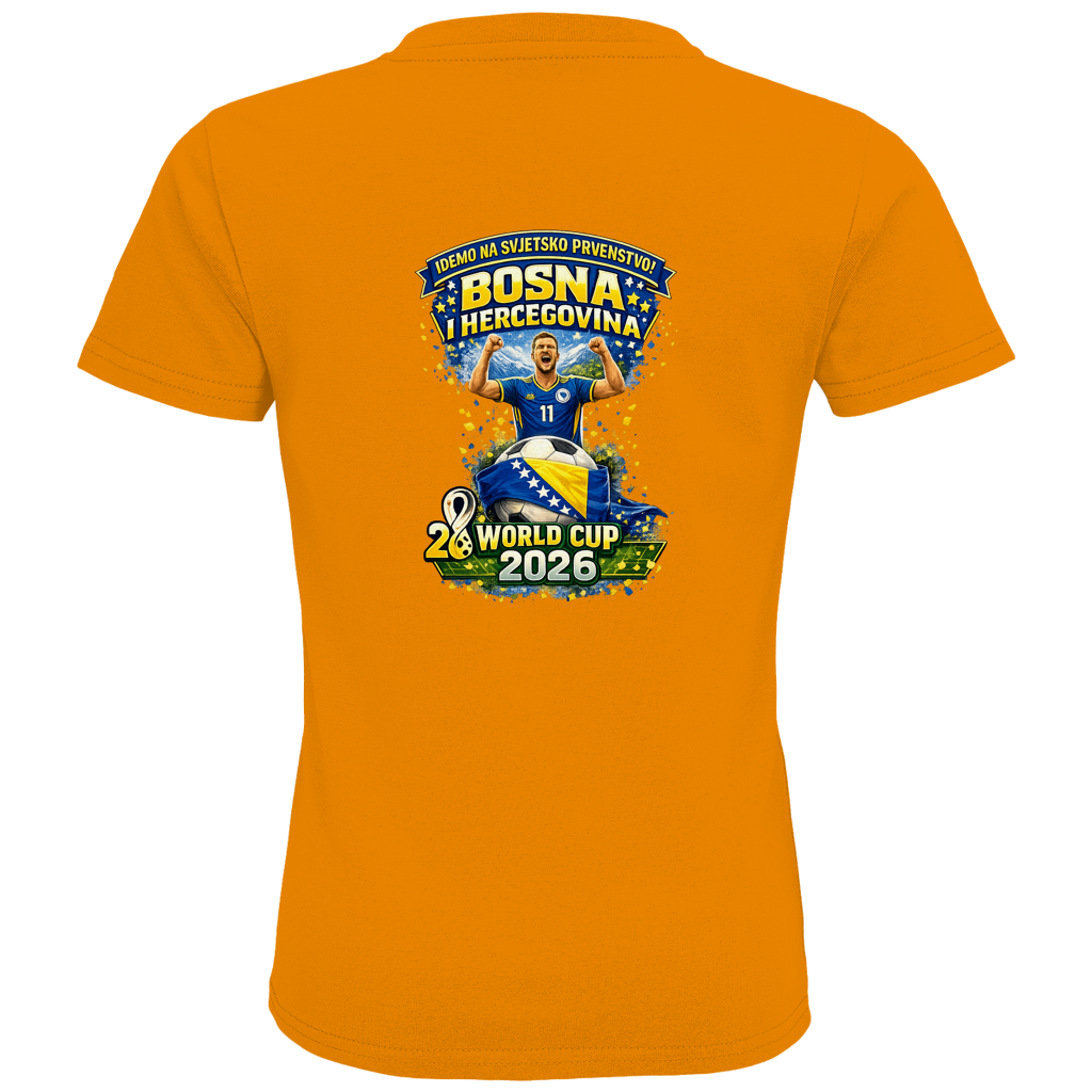 Kids Premium Bio T-Shirt – Bosnien | Design 01 | Rückenprint