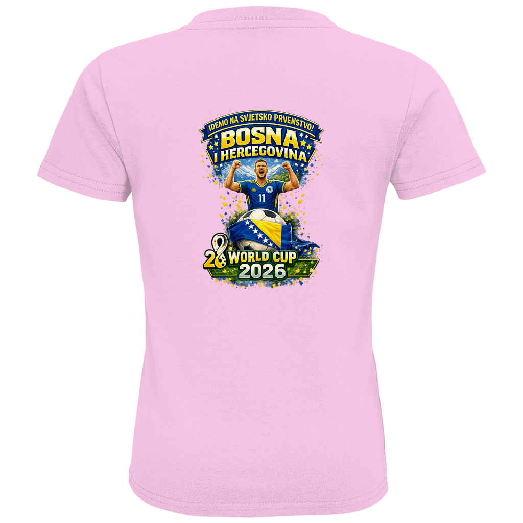 Kids Premium Bio T-Shirt – Bosnien | Design 01 | Rückenprint