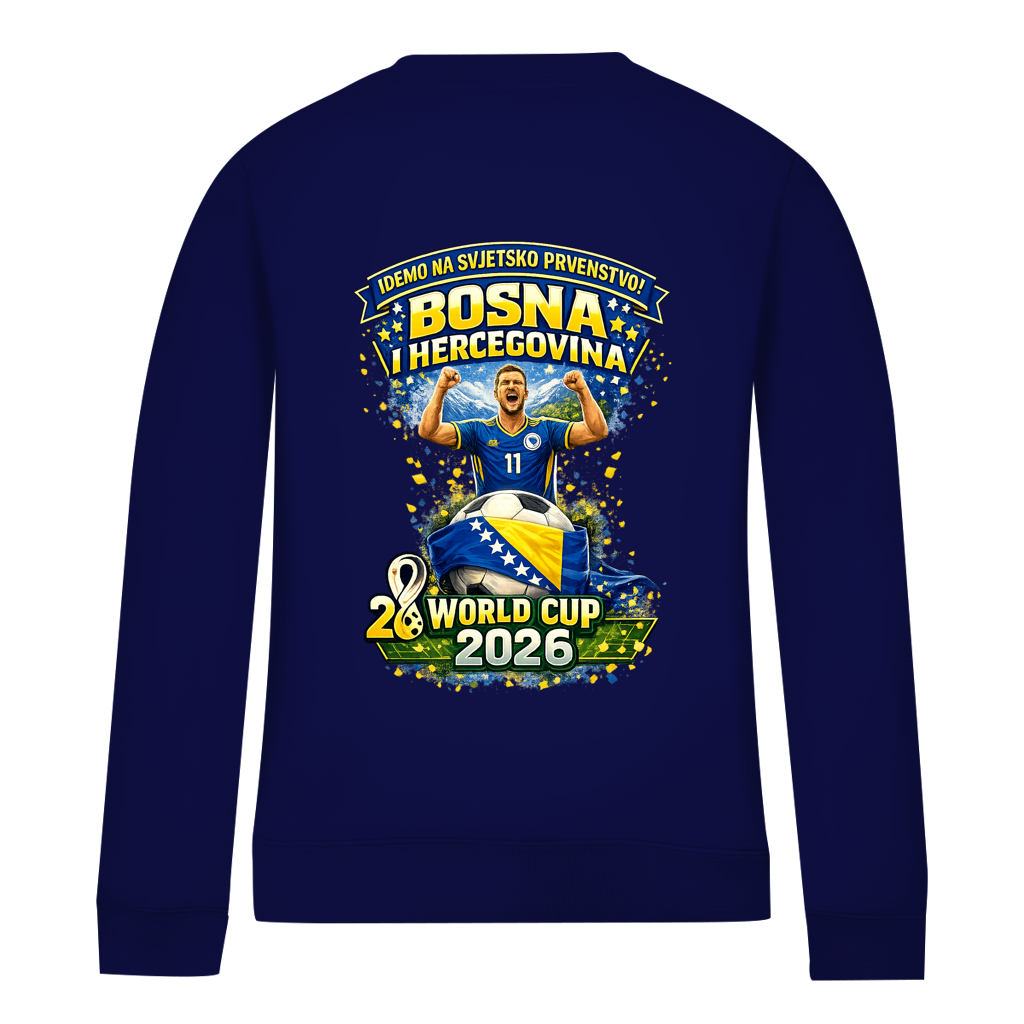 Women's Sweatshirt – Bosnia | Design 01 | Back Print