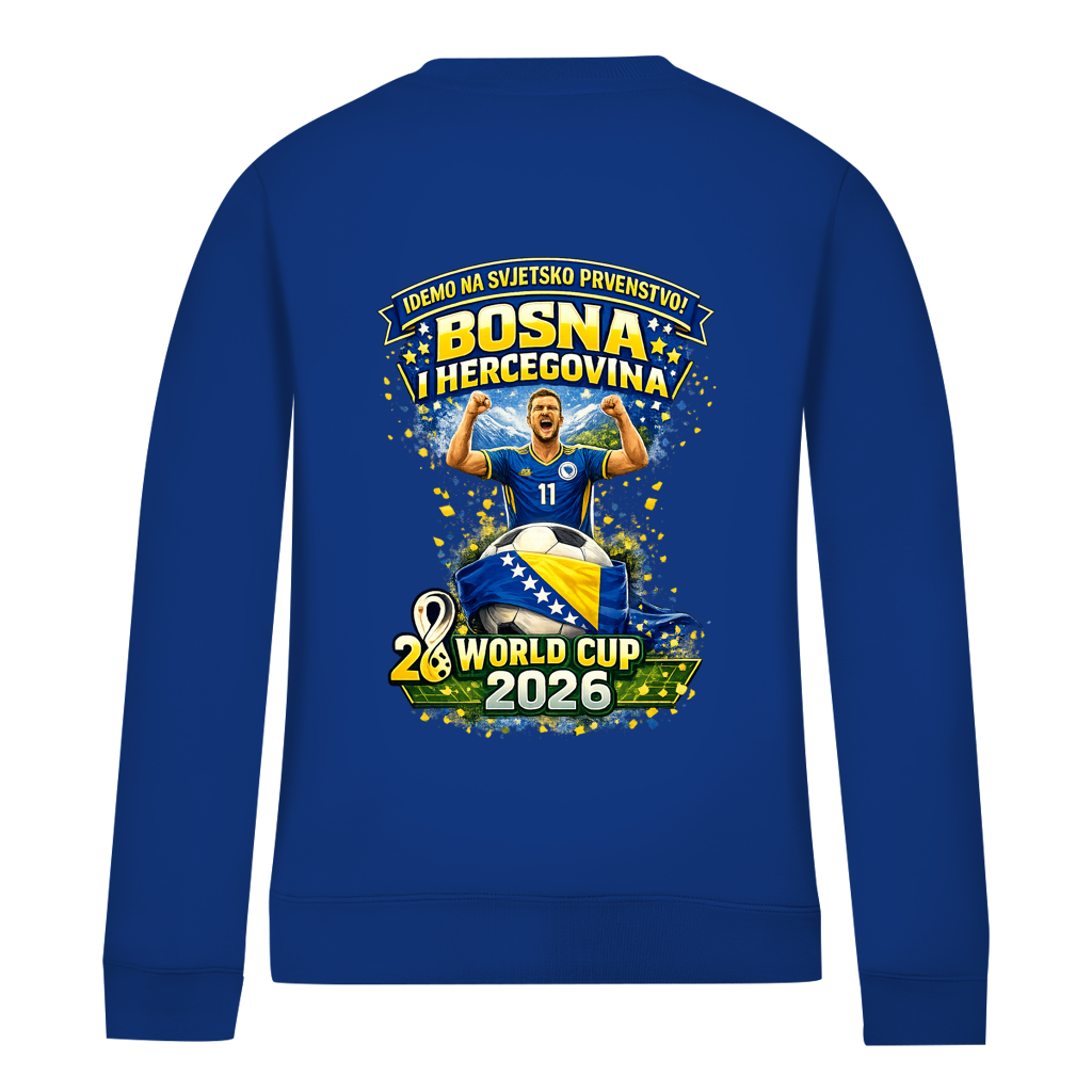 Women's Sweatshirt – Bosnia | Design 01 | Back Print