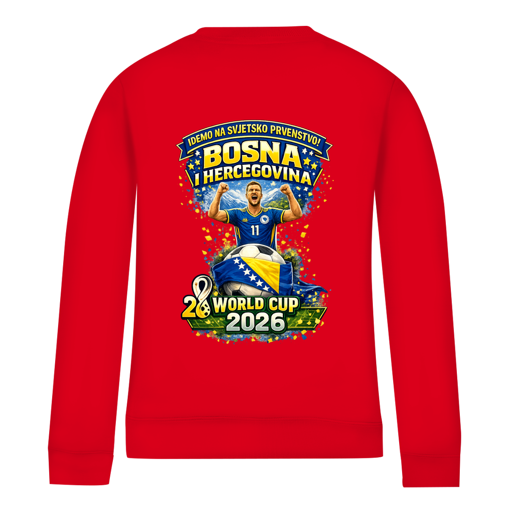 Women's Sweatshirt – Bosnia | Design 01 | Back Print