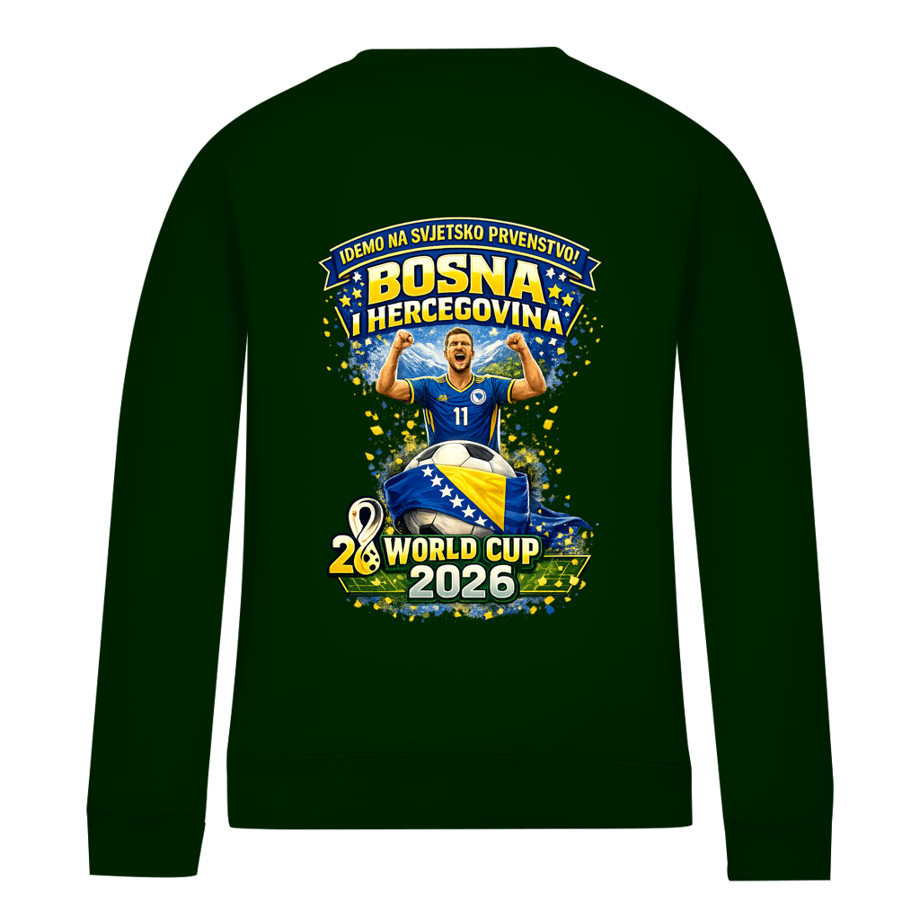 Women's Sweatshirt – Bosnia | Design 01 | Back Print