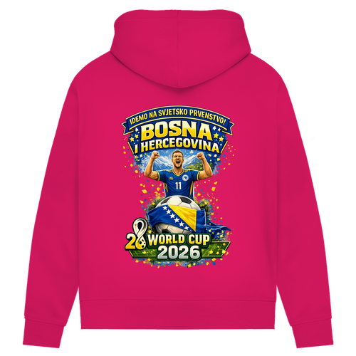 Damen Premium Bio Hoodie – Bosnien | Design 01 | Rückenprint