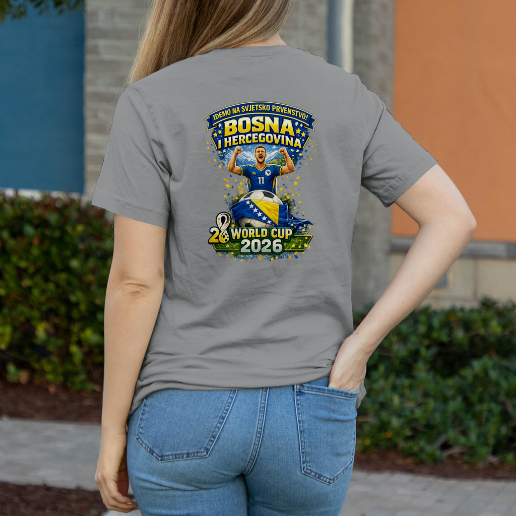 Women's T-Shirt – Bosnia | Design 01 | Back Print