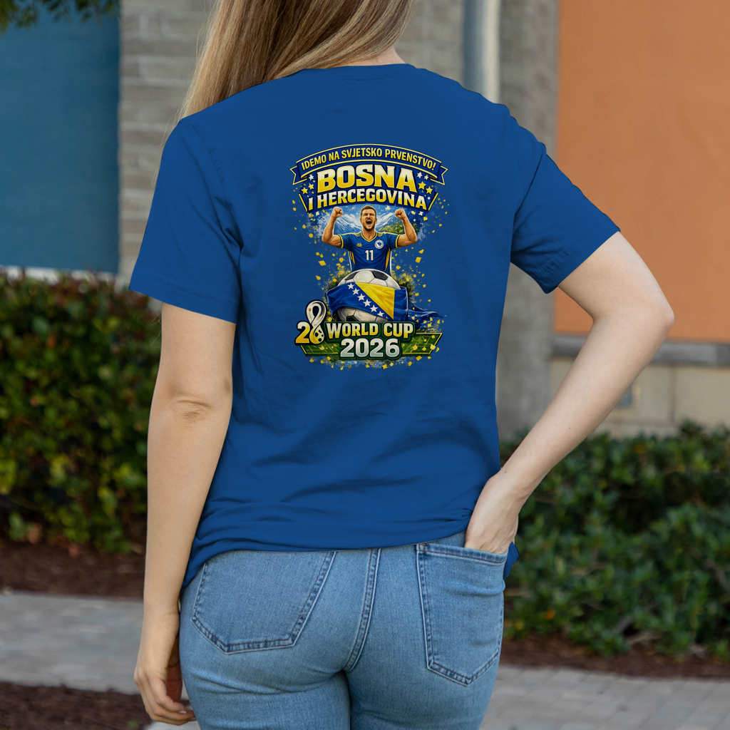 Women's T-Shirt – Bosnia | Design 01 | Back Print