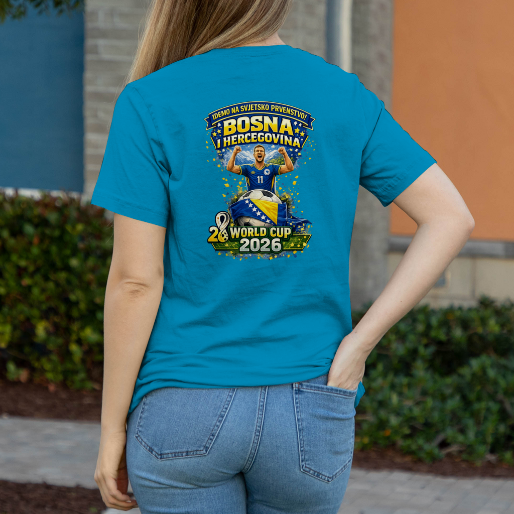 Women's T-Shirt – Bosnia | Design 01 | Back Print