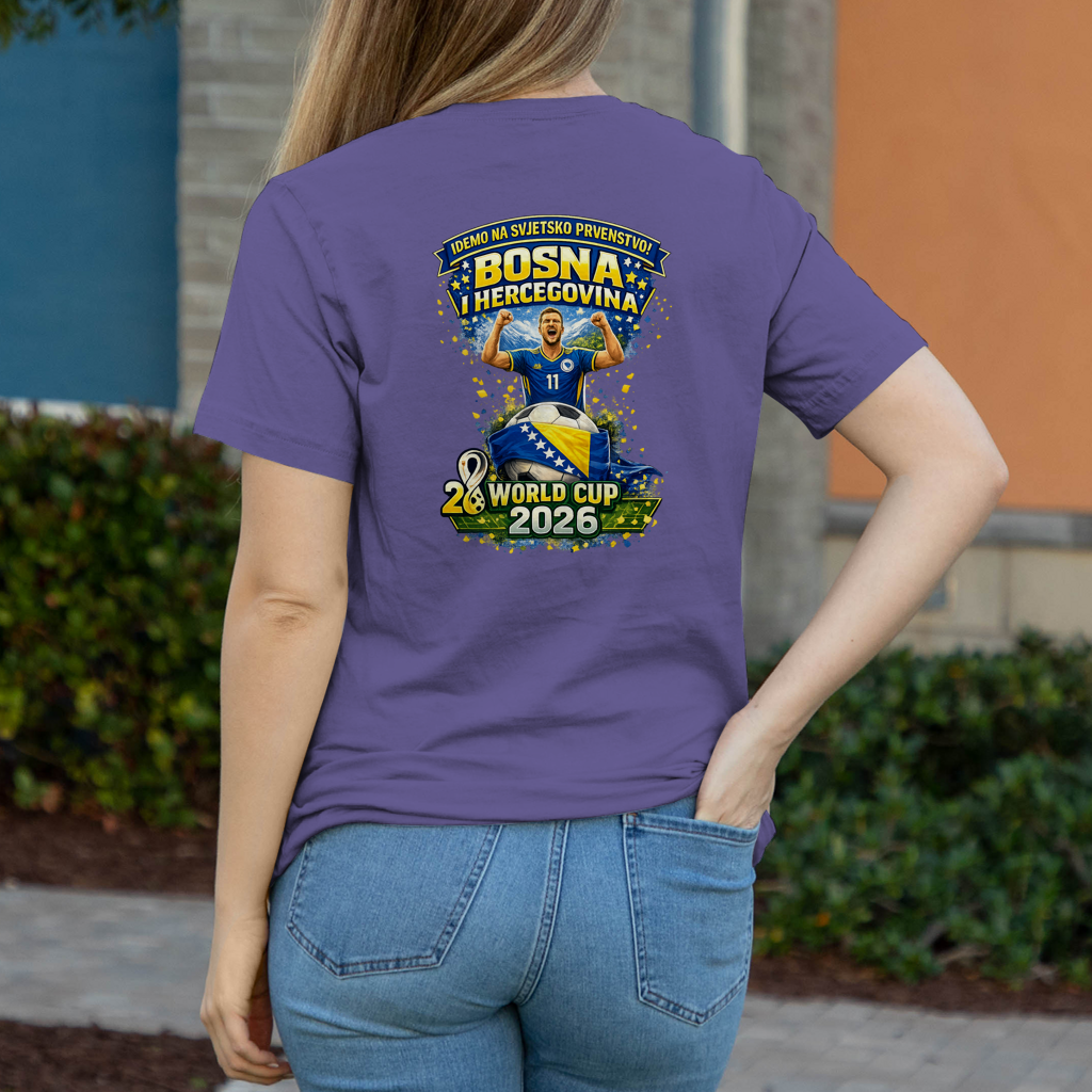 Women's T-Shirt – Bosnia | Design 01 | Back Print
