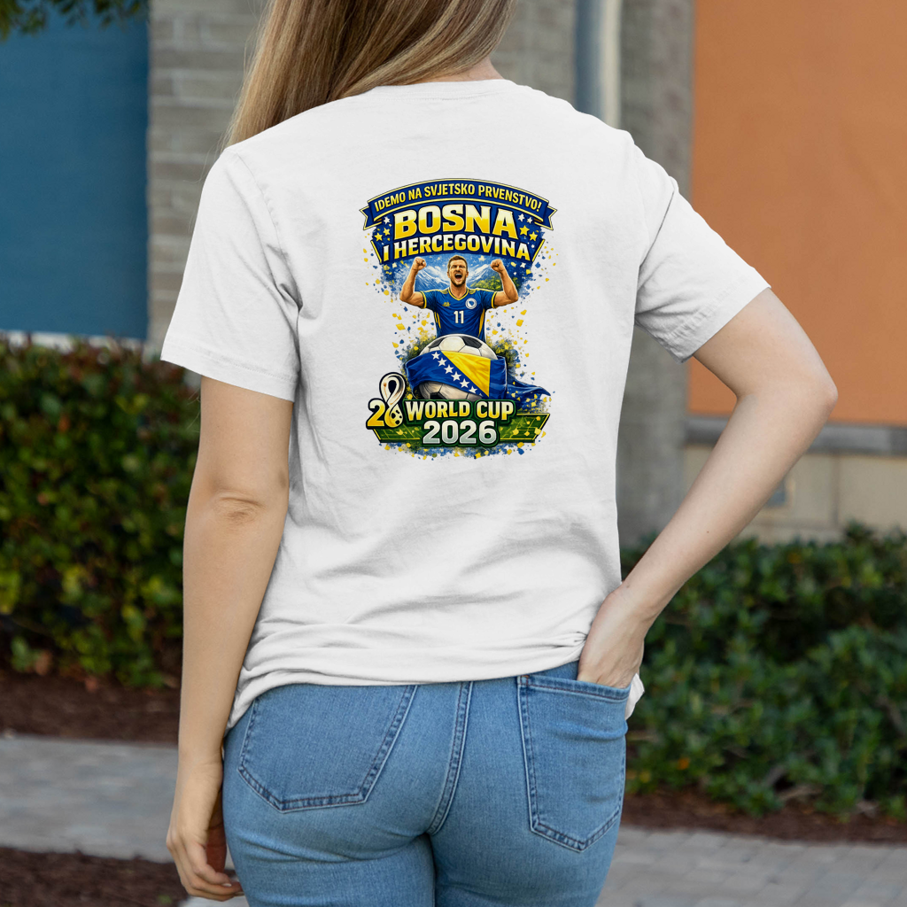 Women's T-Shirt – Bosnia | Design 01 | Back Print