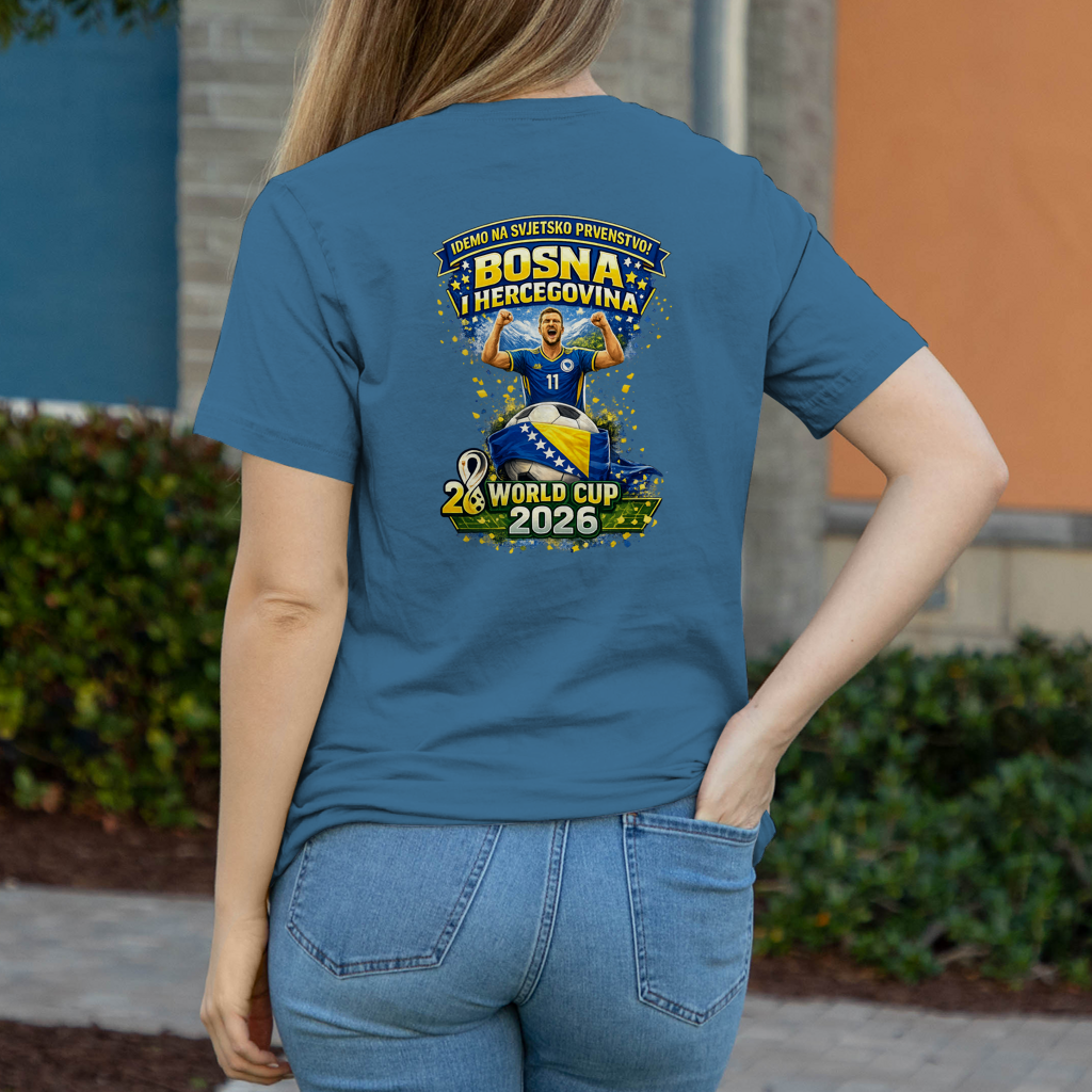 Women's T-Shirt – Bosnia | Design 01 | Back Print