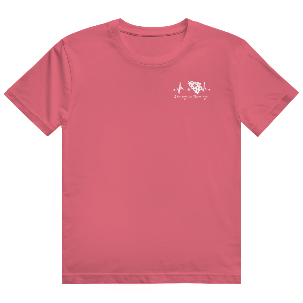 Herren Heavy Cotton T-Shirt Bosnien – Bosna Herzschlag | Design Set 01/02 | Beidseitiger Druck