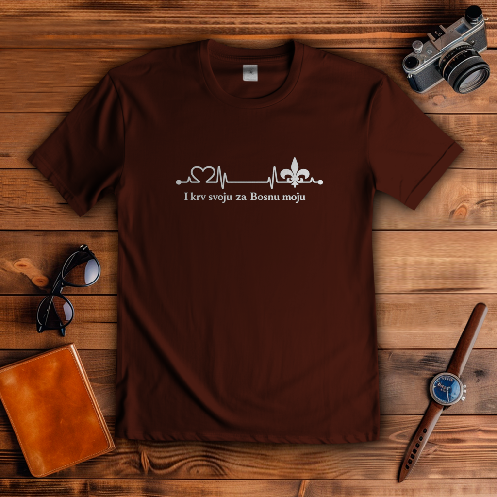 Muška majica kratkih rukava – Za Bosnu Moju | Prednji print