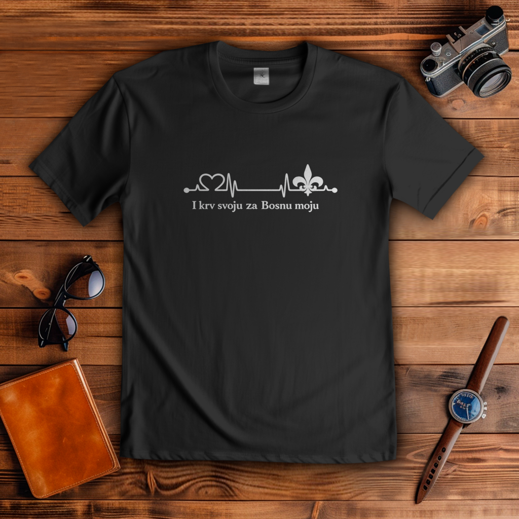 Herren T-Shirt – Za Bosnu Moju | Frontprint