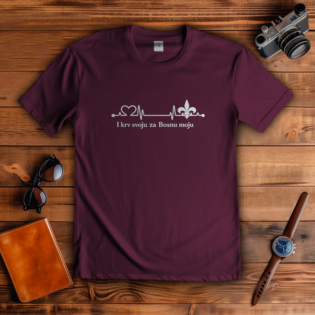 Muška majica kratkih rukava – Za Bosnu Moju | Prednji print