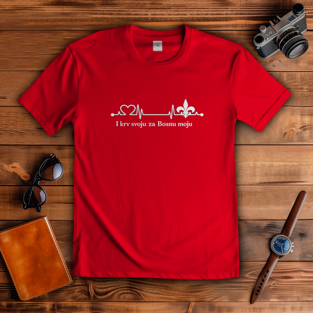 Herren T-Shirt – Za Bosnu Moju | Frontprint