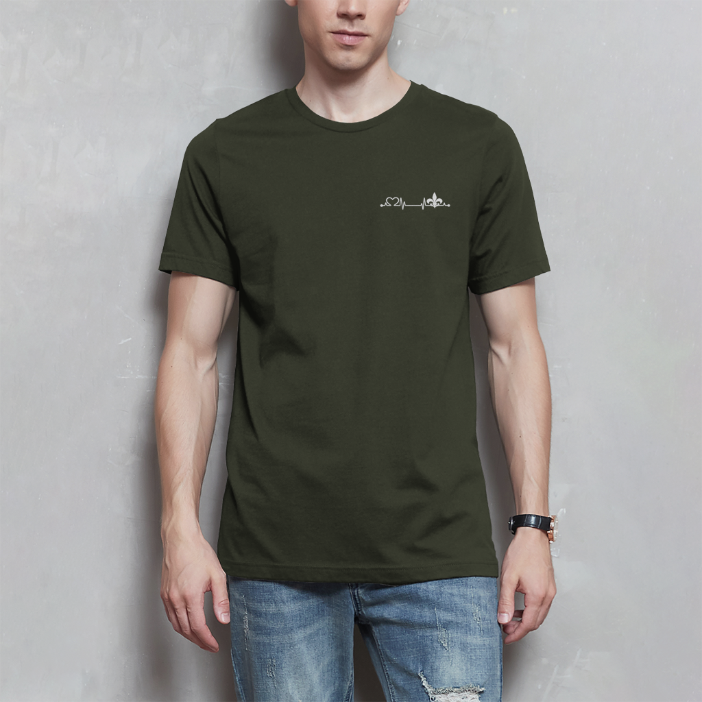 Herren T-Shirt – Srce Bosne | Links Brust